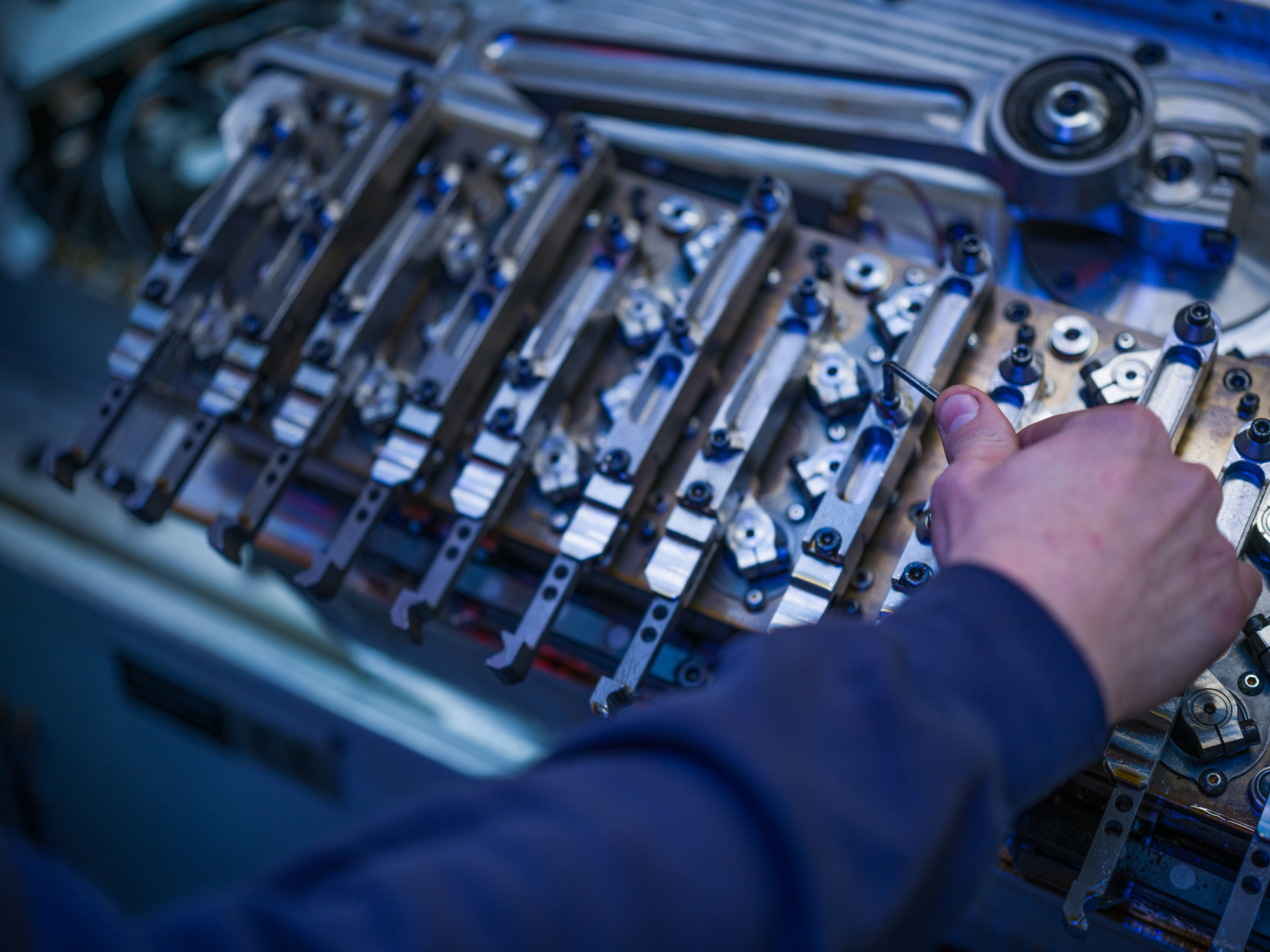Technische afstelling van tooling bij Nedschroef Machinery